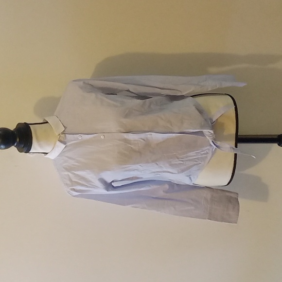 Fun&Fun pinstriped buttondown blouse sz 44 (US 8) - Picture 3 of 4